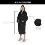 Northwest WNBA Toronto Tempo Logo Silk Touch Bathrobe, Officially Licensed Fan Robe, Ultra-Soft Plush Polyester Lounge Wear with Shawl Collar, Belt & Pockets, Unisex, Large/X-Large