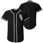 Chicago White Sox MLB Kids Youth 4-18 Black Primary Logo Team Color Home Baseball Fashion Jersey- Large 10/12