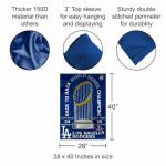 Los Angeles Dodgers 2025 Back to Back World Champions Series House Banner Flag
