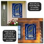 Los Angeles Dodgers 2025 Back to Back World Champions Series House Banner Flag