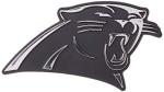 Rico Industries NFL Carolina Panthers Chrome Finished Auto Emblem 3D Sticker
