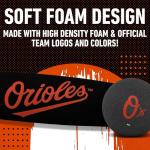 Franklin Sports Baltimore Orioles Foam Bat & Ball Set - Soft Jumbo Team Baseball Bat and Ball Team Logo - MLB Official Licensed Product