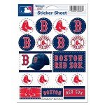 Wincraft MLB Boston Red Sox Vinyl Sticker Sheet, 5" x 7"