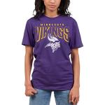 Junk Food NFL - Minnesota Vikings - Bold Logo - Officially Licensed Adult Short Sleeve Fan Tee for Men and Women