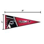 Rico Industries NFL Football Atlanta Falcons Primary 12" x 30" Felt Wall Décor Pennant - Great for Home/Bed Room/Man Cave Décor