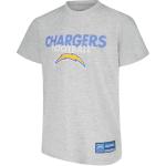 Ultra Game NFL Official Youth Super Soft Game Day T-Shirt, Los Angeles Chargers, Heather Gray, 10-12