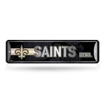 Rico Industries NFL Football New Orleans Saints Metal Street Sign