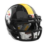 Transformers NFL Pittsburgh Steelers Steelsmash 5.5-Inch Action Figure Changes from Robot to Helmet, Football Toys for Ages 8+