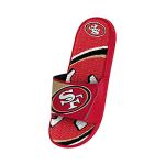 FOCO San Francisco 49ers NFL Mens Colorblock Big Logo Gel Slides - S