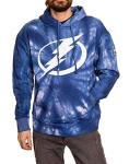 Calhoun NHL Surf & Skate Unisex Spiral Tie Dye Ultra-Soft Pullover Hoodie – The Sunset Collection (Tampa Bay Lightning, X-Large)