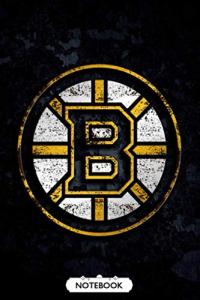 NHL Notebook : Boston Bruins Lined Notebook Journal Blank Ruled Writing Journal
