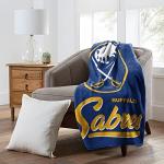 Northwest NHL Buffalo Sabres Unisex-Adult Raschel Throw Blanket, 50" x 60", Signature