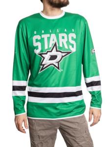 NHL Men's Game Day Long Sleeve Performance Loose Fit Rash Guard (Dallas Stars, X-Large)