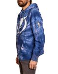 Calhoun NHL Surf & Skate Unisex Spiral Tie Dye Ultra-Soft Pullover Hoodie – The Sunset Collection (Tampa Bay Lightning, X-Large)