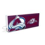 SOAR NHL LED Ambience Light Box: Elevate Your Space with Officially Licensed Wall Décor, Colorado Avalanche