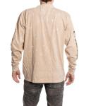 Calhoun NHL Surf & Skate Men's Acid Wash Distressed Logo Long Sleeve Vintage Style Shirt (Pittsburgh Penguins, XX-Large)