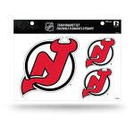 Rico Industries New Jersey Devils Die Cut Team Magnet Set Sheet