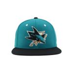 San Jose Sharks NHL Officially Licensed Adjustable Snapback Hat Flat Bill Z11 Icon Two Color