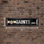 Rico Industries NFL Football New Orleans Saints Metal Street Sign