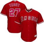 Outerstuff Mike Trout Los Angeles Angels MLB Kids 4-7 Alternate Player Jersey (Size: 5-6, Red)