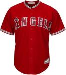 Outerstuff Mike Trout Los Angeles Angels MLB Kids 4-7 Alternate Player Jersey (Size: 5-6, Red)