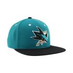 San Jose Sharks NHL Officially Licensed Adjustable Snapback Hat Flat Bill Z11 Icon Two Color