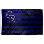 Colorado Rockies Stars and Stripes Nation 3x5 Flag