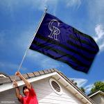 Colorado Rockies Stars and Stripes Nation 3x5 Flag