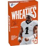 Wheaties Cereal, Breakfast of Champions, Jalen Hurts Cereal Box, 100% Whole Wheat Flakes, 15.6 oz
