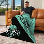 Northwest WNBA New York Liberty Halftone Silk Touch Throw Blanket, 46 x 60 in, Ultra Soft Plush Polyester, Lightweight Warm Decorative Couch Bed Basketball Fan Gift