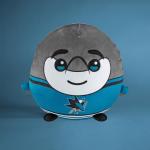 Sleep Squad San Jose Sharks SJ Sharkie 12" Mascot Kiri Cloud Plushie - Official NHL Plush
