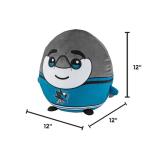 Sleep Squad San Jose Sharks SJ Sharkie 12" Mascot Kiri Cloud Plushie - Official NHL Plush