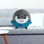 Sleep Squad San Jose Sharks SJ Sharkie 12" Mascot Kiri Cloud Plushie - Official NHL Plush