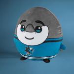 Sleep Squad San Jose Sharks SJ Sharkie 12" Mascot Kiri Cloud Plushie - Official NHL Plush