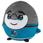 Sleep Squad San Jose Sharks SJ Sharkie 12" Mascot Kiri Cloud Plushie - Official NHL Plush