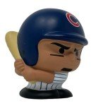 Party Animal MLB Jumbo Squeezymates Chicago Cubs Baez Squeezy Figurine, Team Colors, 5" Tall