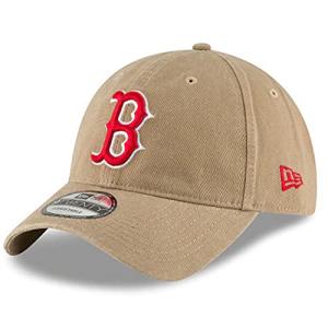 New Era Boston Red Sox MLB 9Twenty Core Classic Twill Adjustable Khaki Hat