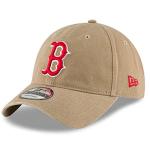 New Era Boston Red Sox MLB 9Twenty Core Classic Twill Adjustable Khaki Hat