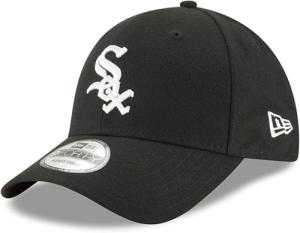 New Era MLB The League Youth 9FORTY Team Color Primary Logo Adjustable Hat Cap One Size Fits All - Chicago White Sox Black