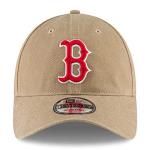 New Era Boston Red Sox MLB 9Twenty Core Classic Twill Adjustable Khaki Hat