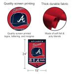 WinCraft Atlanta Braves Heritage History Banner Pennant, 15x24"