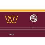 Tervis Traveler NFL Washington Commanders - MVP Triple Insulated Tumbler Travel Cup Keeps Drinks Cold & Hot, 20oz, Stainless Steel