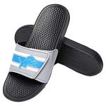 FOCO Detroit Lions NFL Mens Stripe Mens Legacy Sport Slide - L