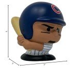 Party Animal MLB Jumbo Squeezymates Chicago Cubs Baez Squeezy Figurine, Team Colors, 5" Tall