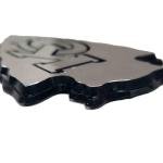 FANMATS 60289 NFL - Houston Texans Molded Chrome Emblem | Chrome | 3.25” x 3.25 | Bull Head Primary Logo & Wordmark