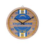 FOCO Los Angeles Chargers NFL Barrel Wall Clock