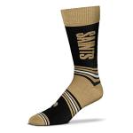 For Bare Feet NFL New Orleans Saints Unisex Go Team Dress Sock Team Color OSFM