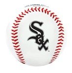 Rawlings 1240029121 MLB Chicago White Sox Team Logo Baseball, Official, White