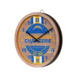 FOCO Los Angeles Chargers NFL Barrel Wall Clock