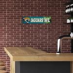 Rico Industries NFL Jacksonville Jaguars 16-Inch Plastic Street Sign Décor